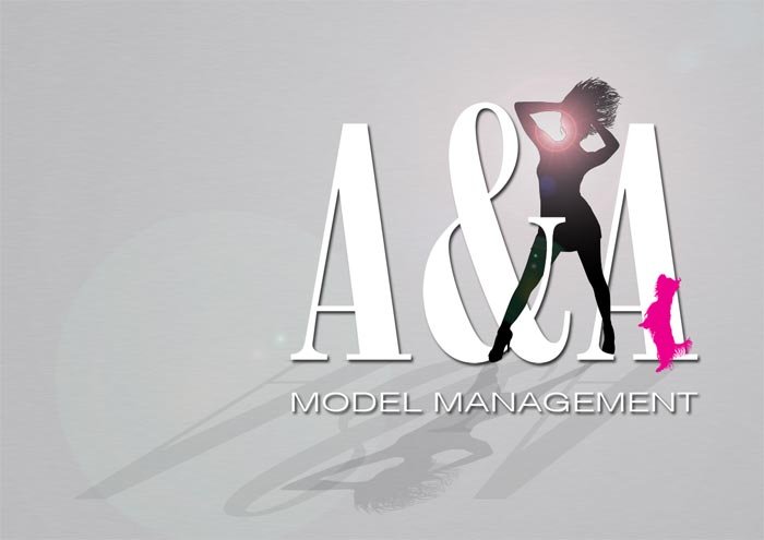 A&A Model Management Corporate Logo – Finflix Graphic Design Phuket ...